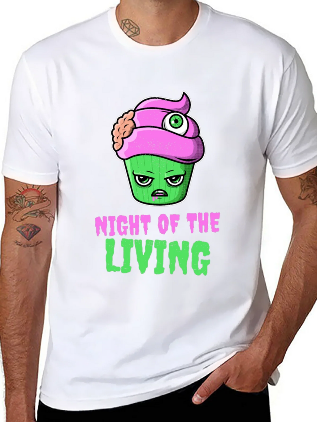 Zombie Cupcake Night of the Living T-Shirt product image 10