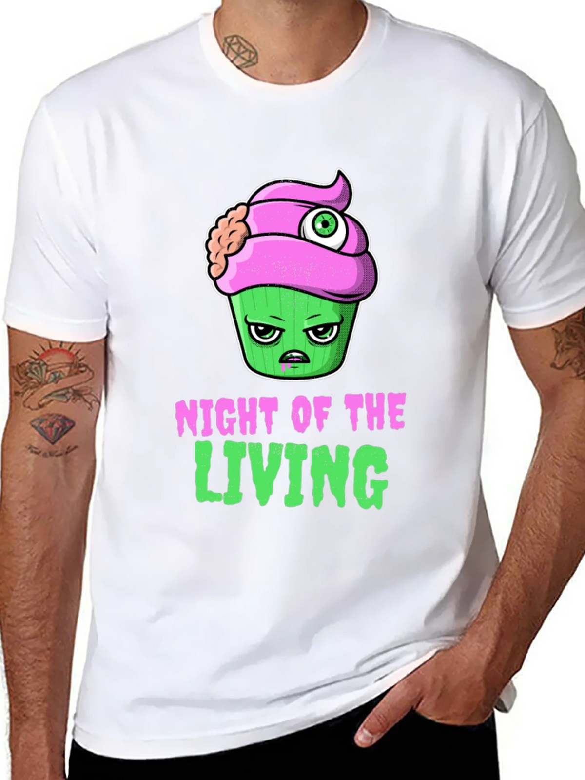Zombie Cupcake Night of the Living T-Shirt product image 10