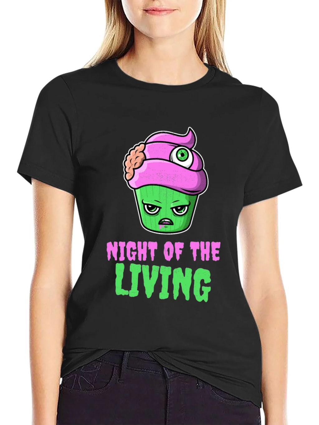 Zombie Cupcake Night of the Living T-Shirt product image 5