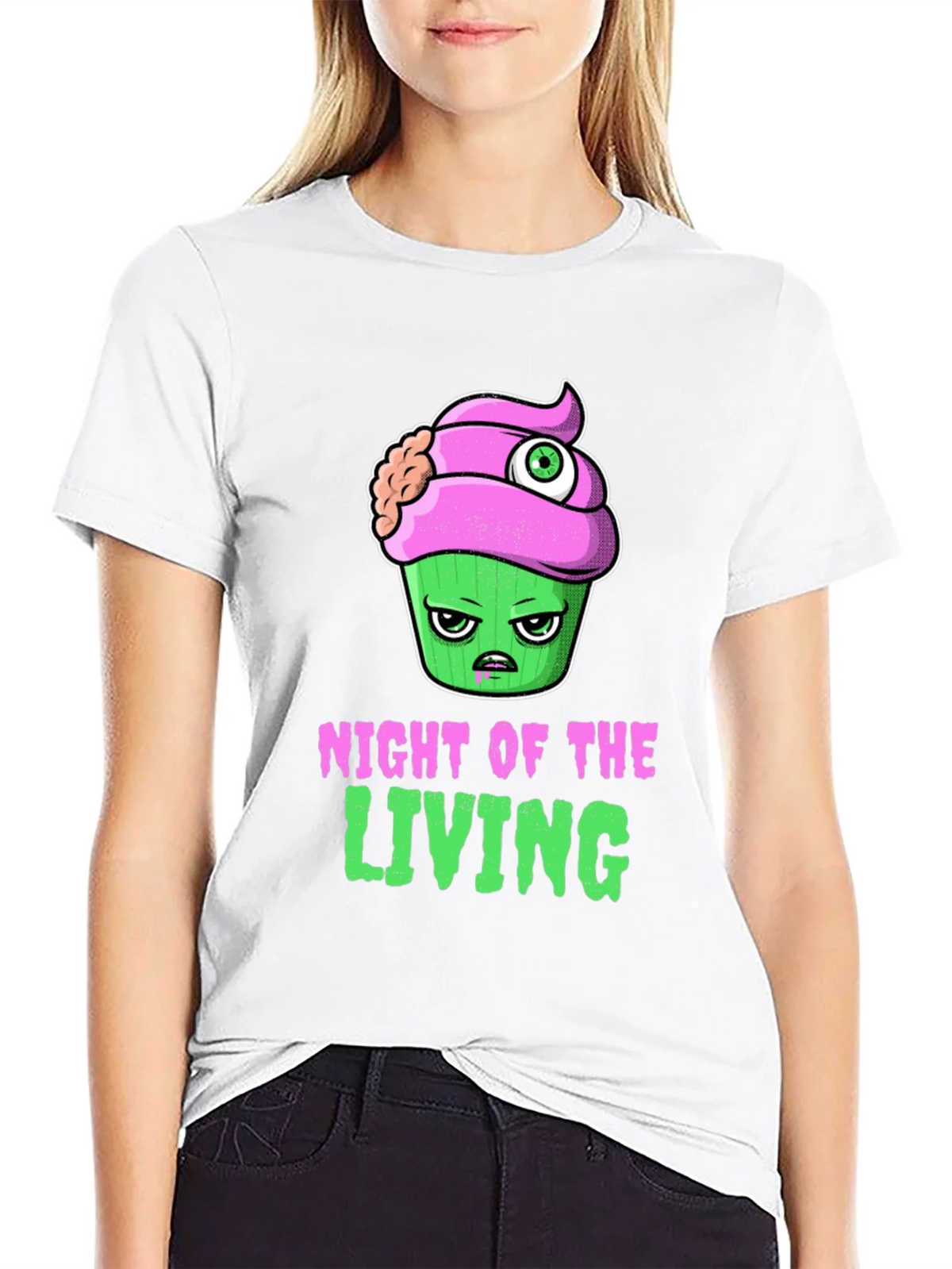 Zombie Cupcake Night of the Living T-Shirt product image 11