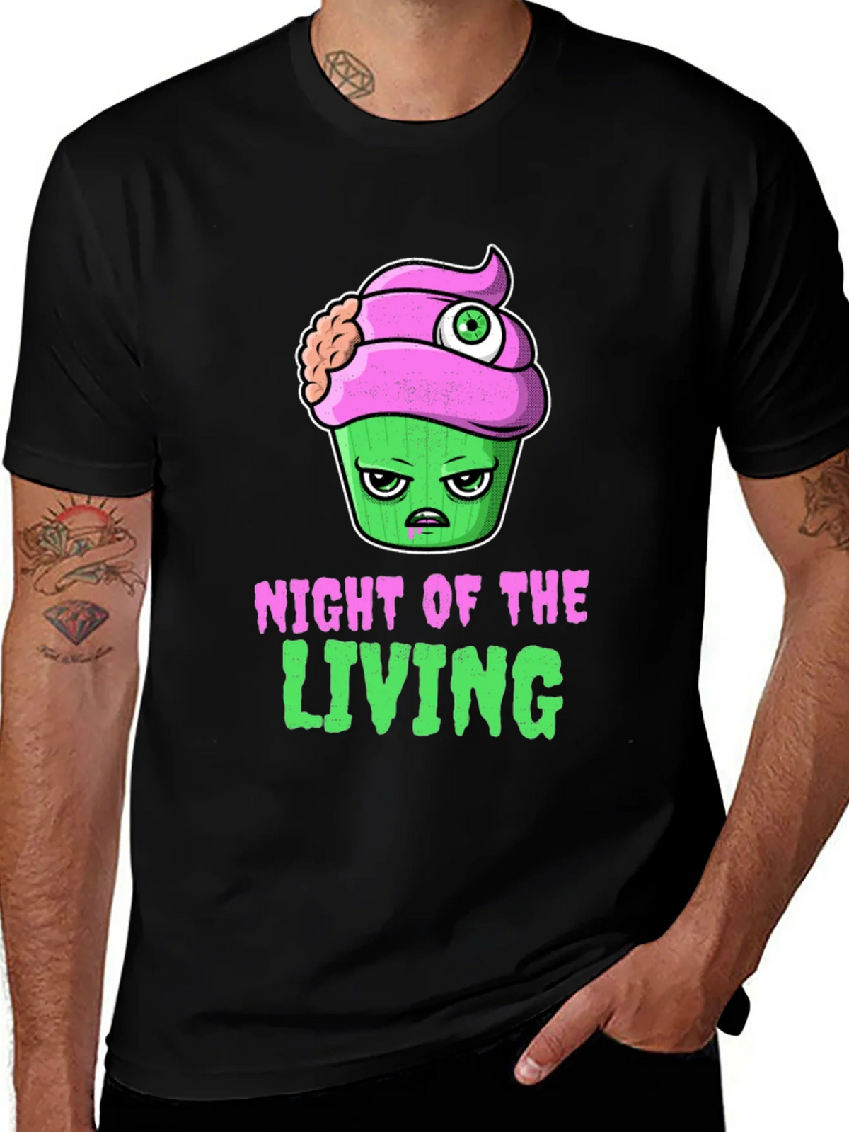 Zombie Cupcake Night of the Living T-Shirt product image 1