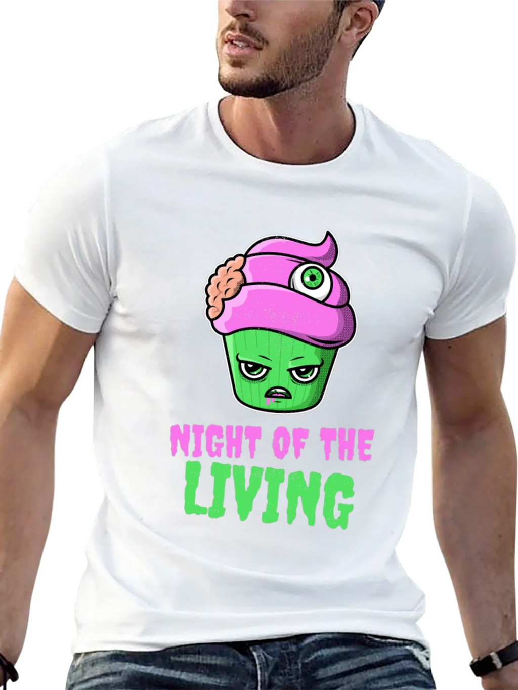 Zombie Cupcake Night of the Living T-Shirt product image 4