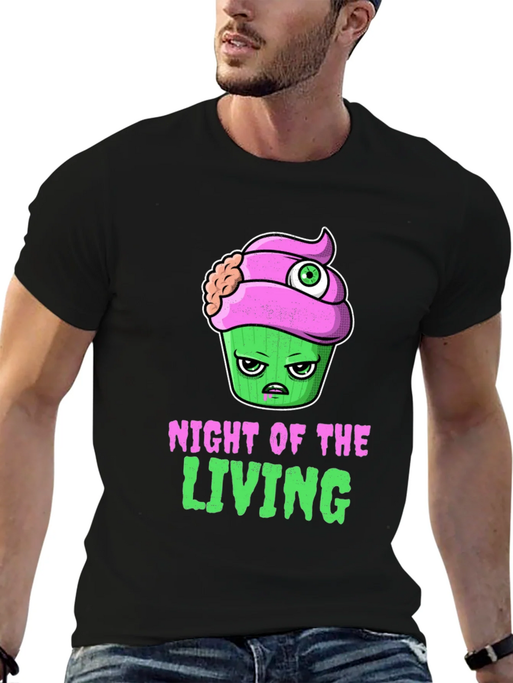 Zombie Cupcake Night of the Living T-Shirt product image 9