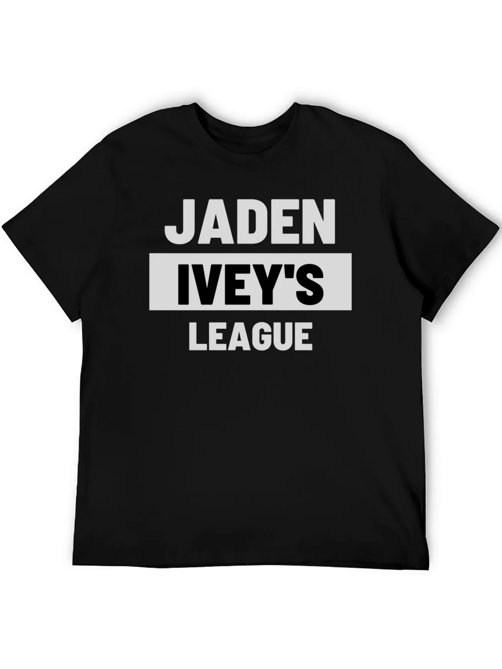 Jaden Iveys League T-Shirt - Black product image 8