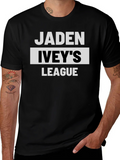 Jaden Iveys League T-Shirt - Black product image 1