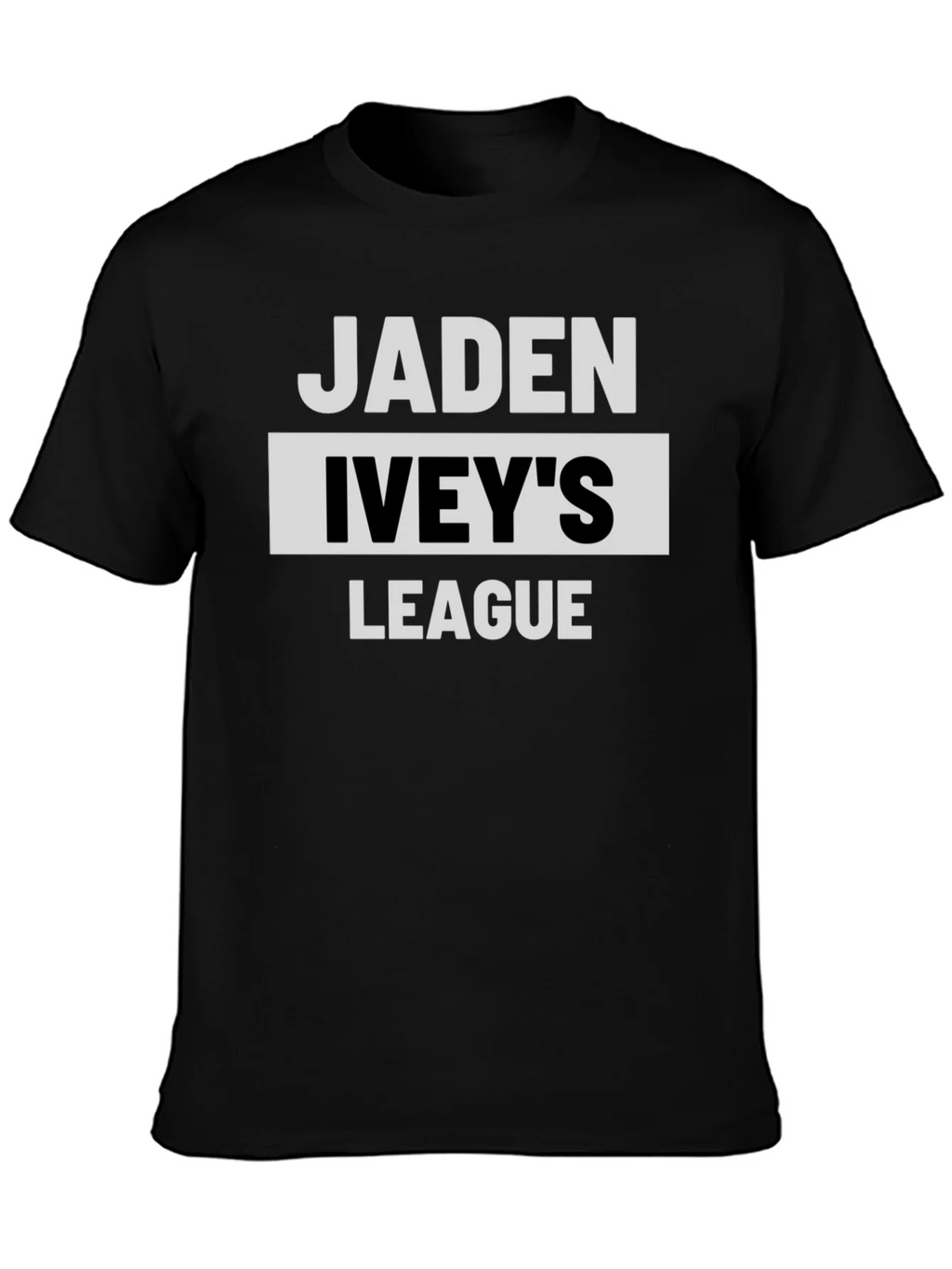 Jaden Iveys League T-Shirt - Black product image 6
