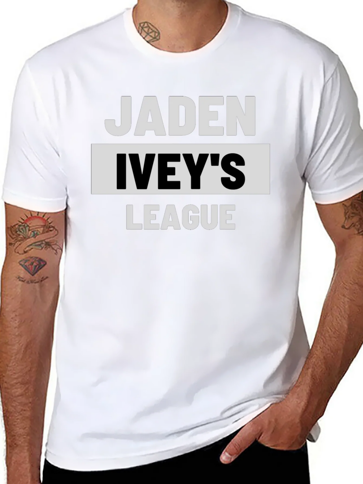 Jaden Iveys League T-Shirt - Black product image 10