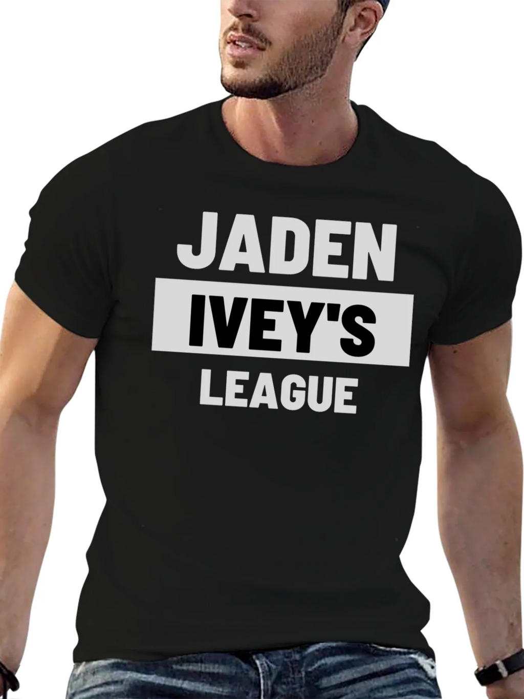 Jaden Iveys League T-Shirt - Black product image 9