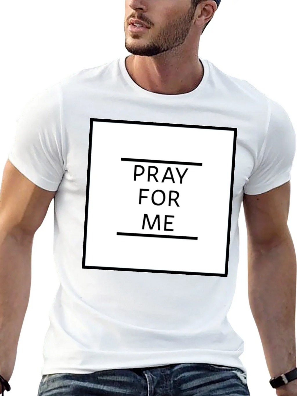 Pray For Me Graphic Tee - Trendy Black T-Shirt product image 3