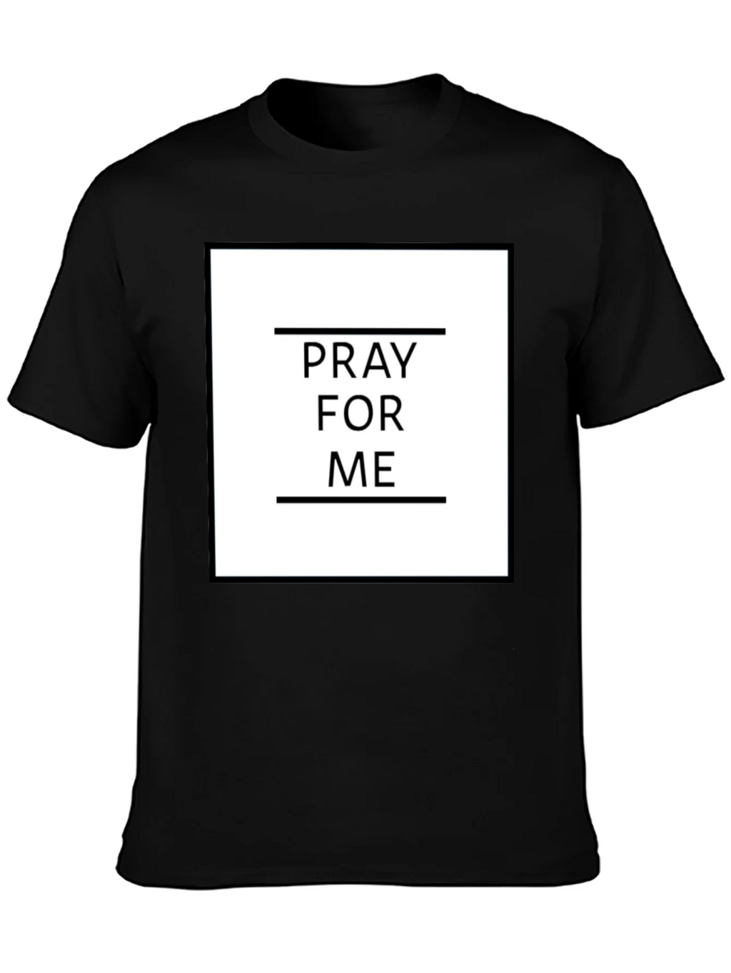 Pray For Me Graphic Tee - Trendy Black T-Shirt product image 5