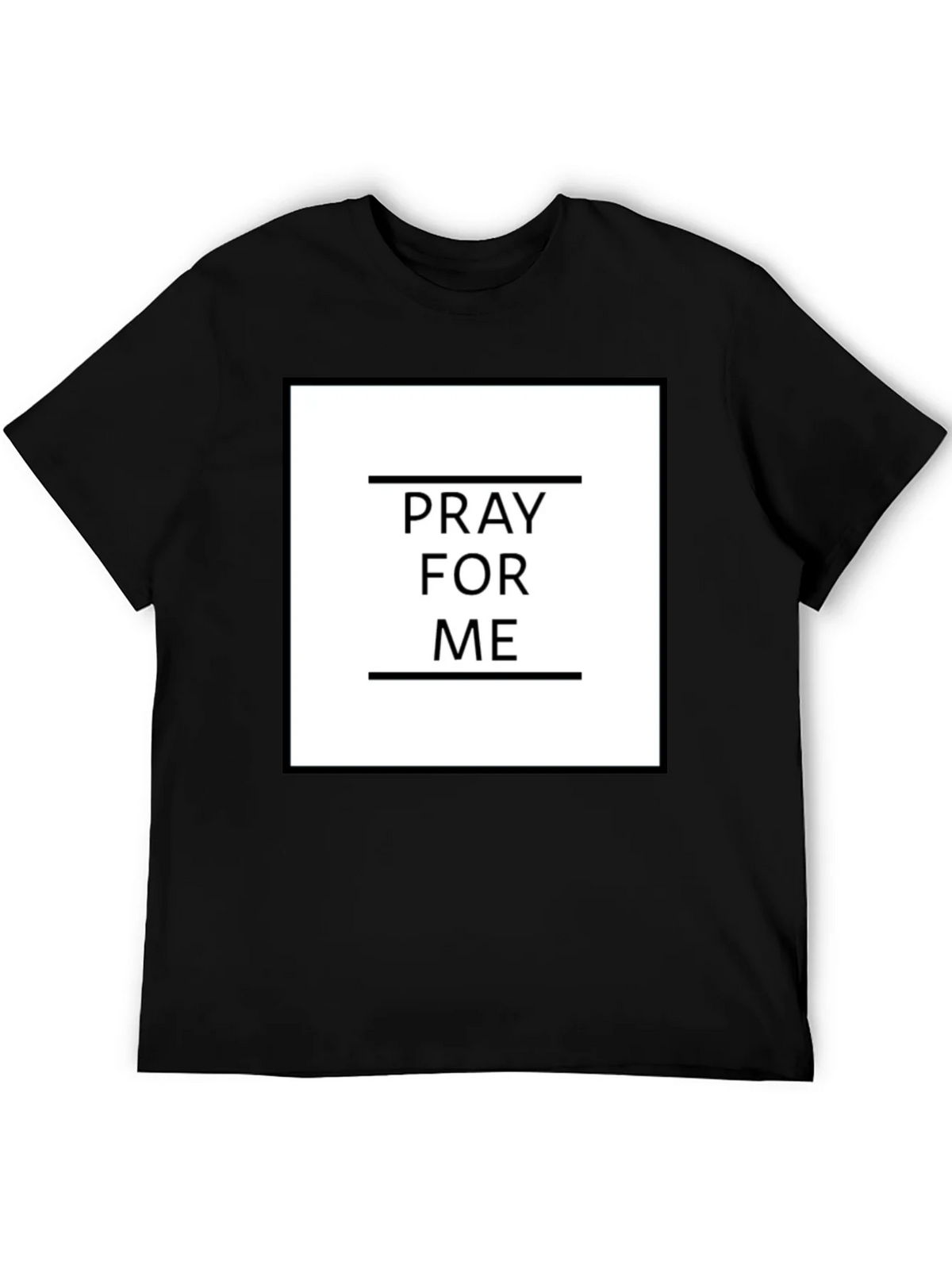 Pray For Me Graphic Tee - Trendy Black T-Shirt product image 6