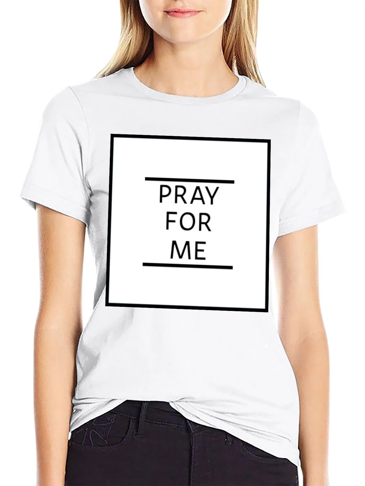 Pray For Me Graphic Tee - Trendy Black T-Shirt product image 9