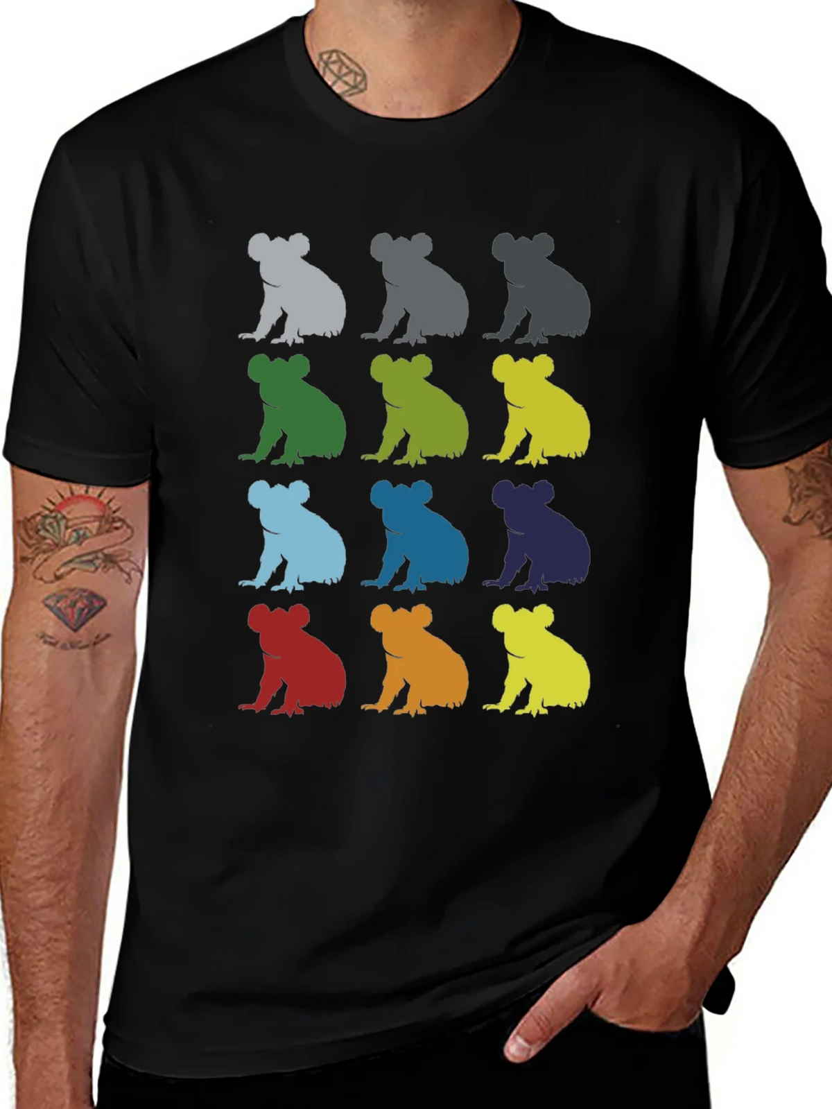 Koala Pop Art Graphic T-Shirt - Stylish & Unique Design product image 1