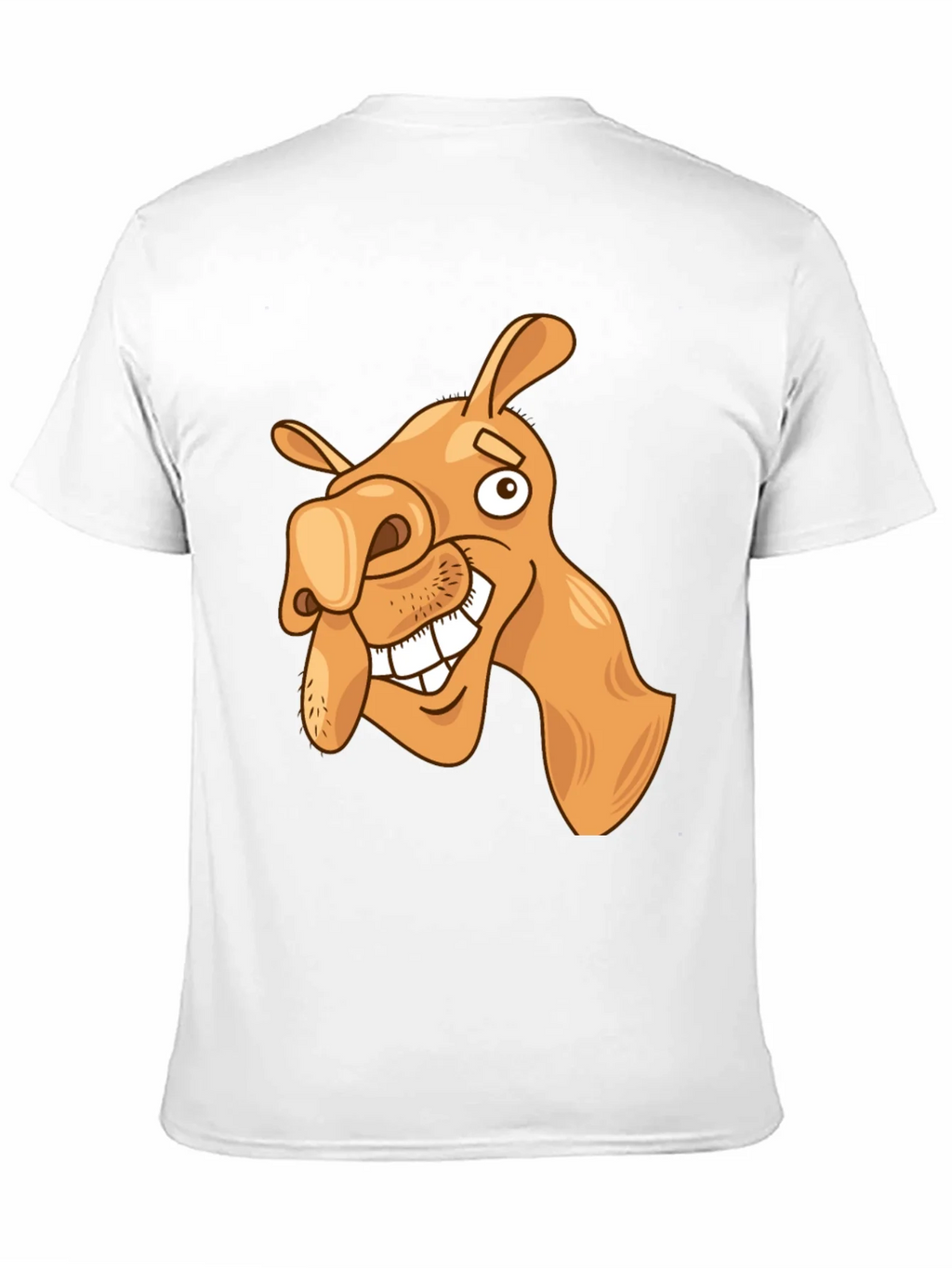Funny Camel Cartoon Graphic Black T-Shirt product image 2