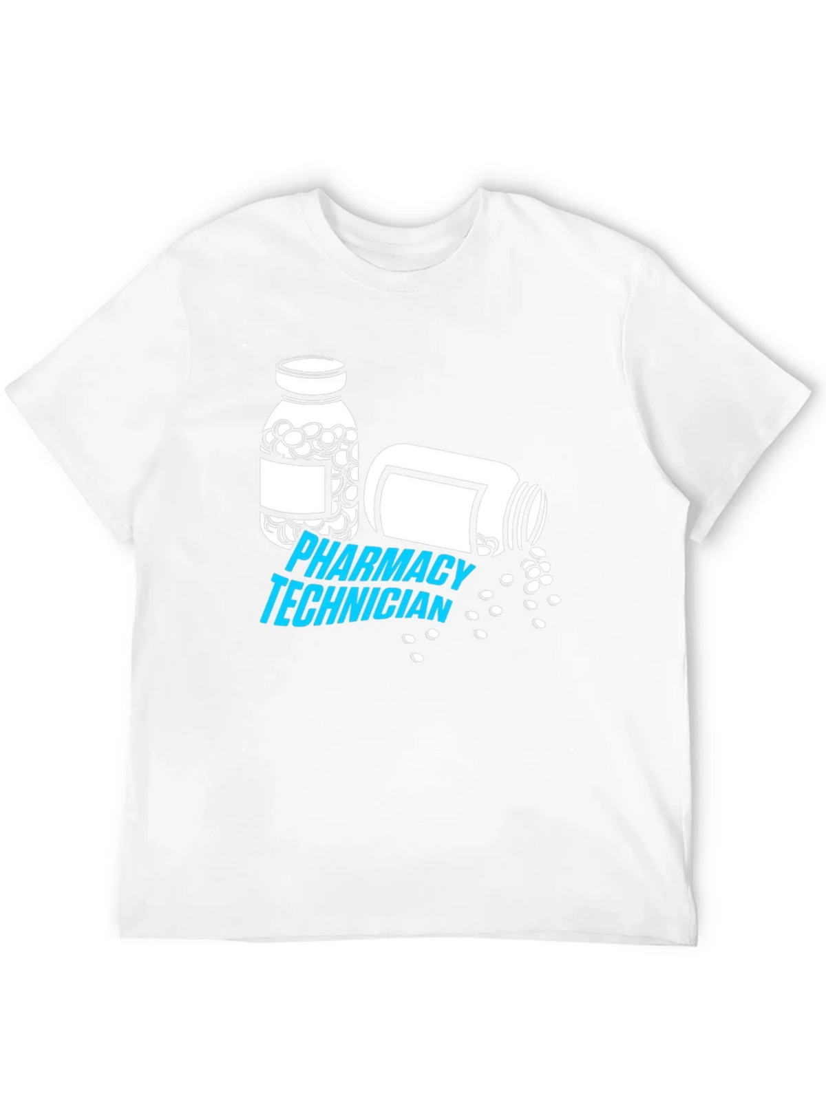 Pharmacy Technician T-Shirt - Pill Bottle Graphic product image 3