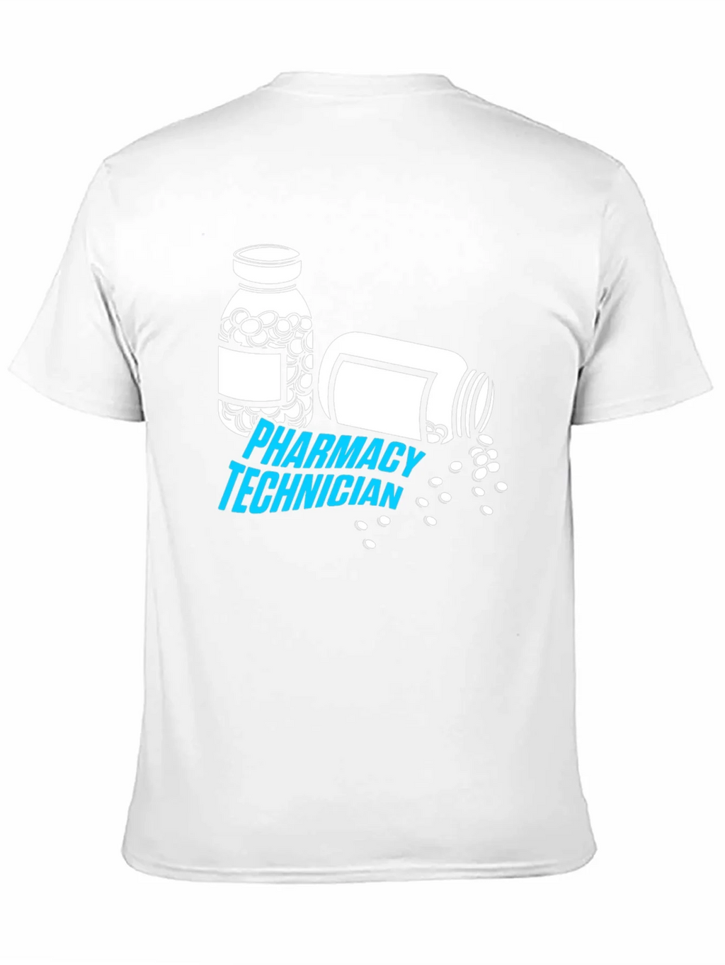 Pharmacy Technician T-Shirt - Pill Bottle Graphic product image 2