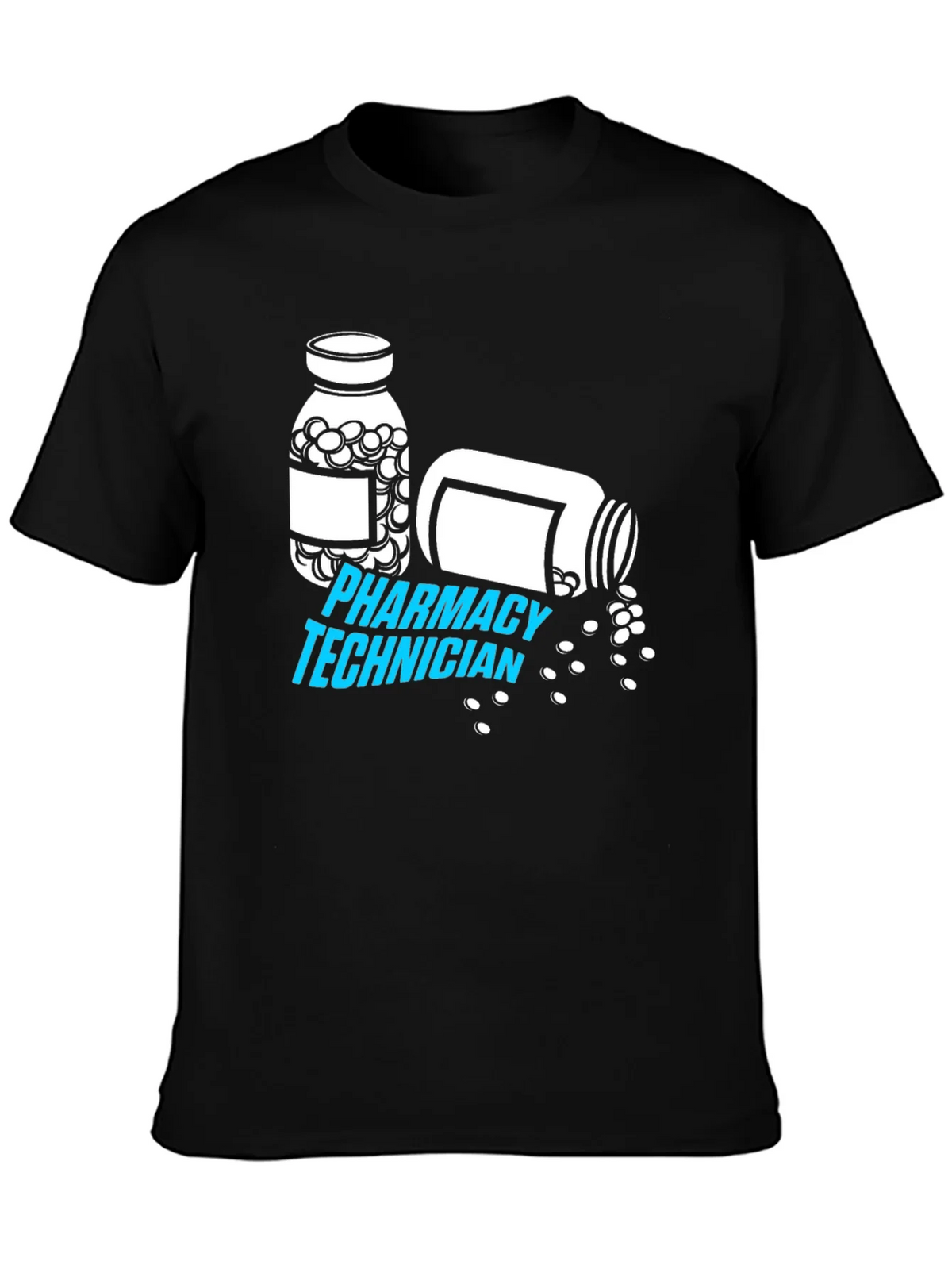 Pharmacy Technician T-Shirt - Pill Bottle Graphic product image 6