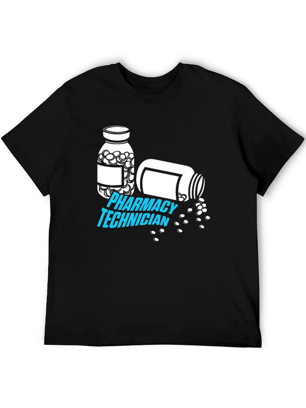 Pharmacy Technician T-Shirt - Pill Bottle Graphic product image 8