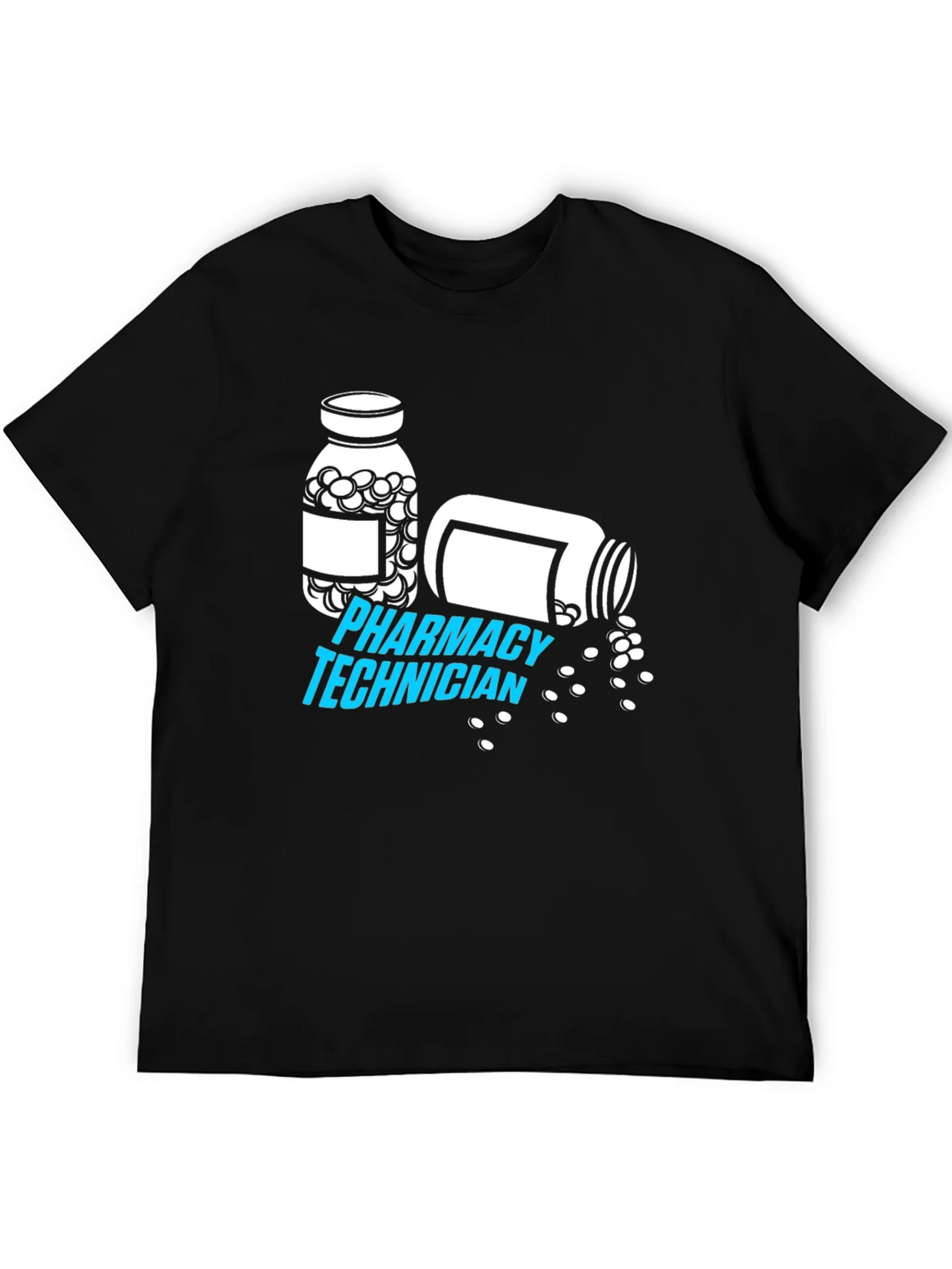 Pharmacy Technician T-Shirt - Pill Bottle Graphic product image 8