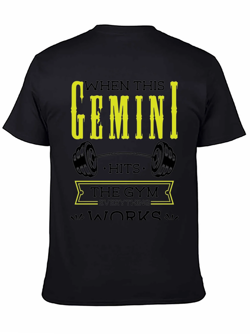 Gemini Gym T-Shirt - Zodiac Fitness Apparel product image 7