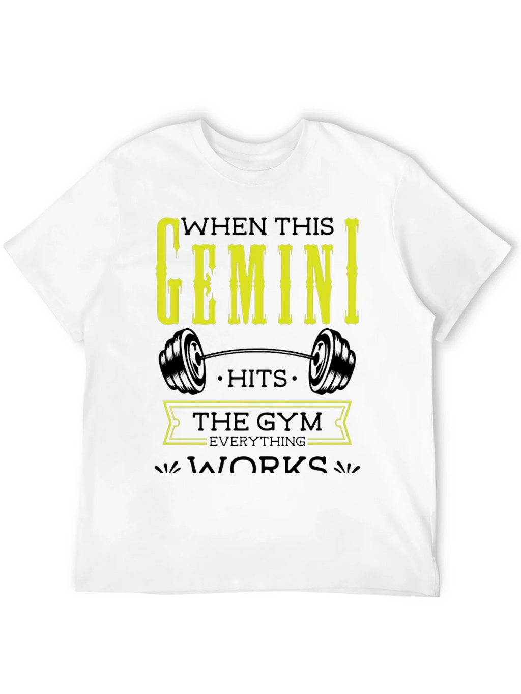 Gemini Gym T-Shirt - Zodiac Fitness Apparel product image 3