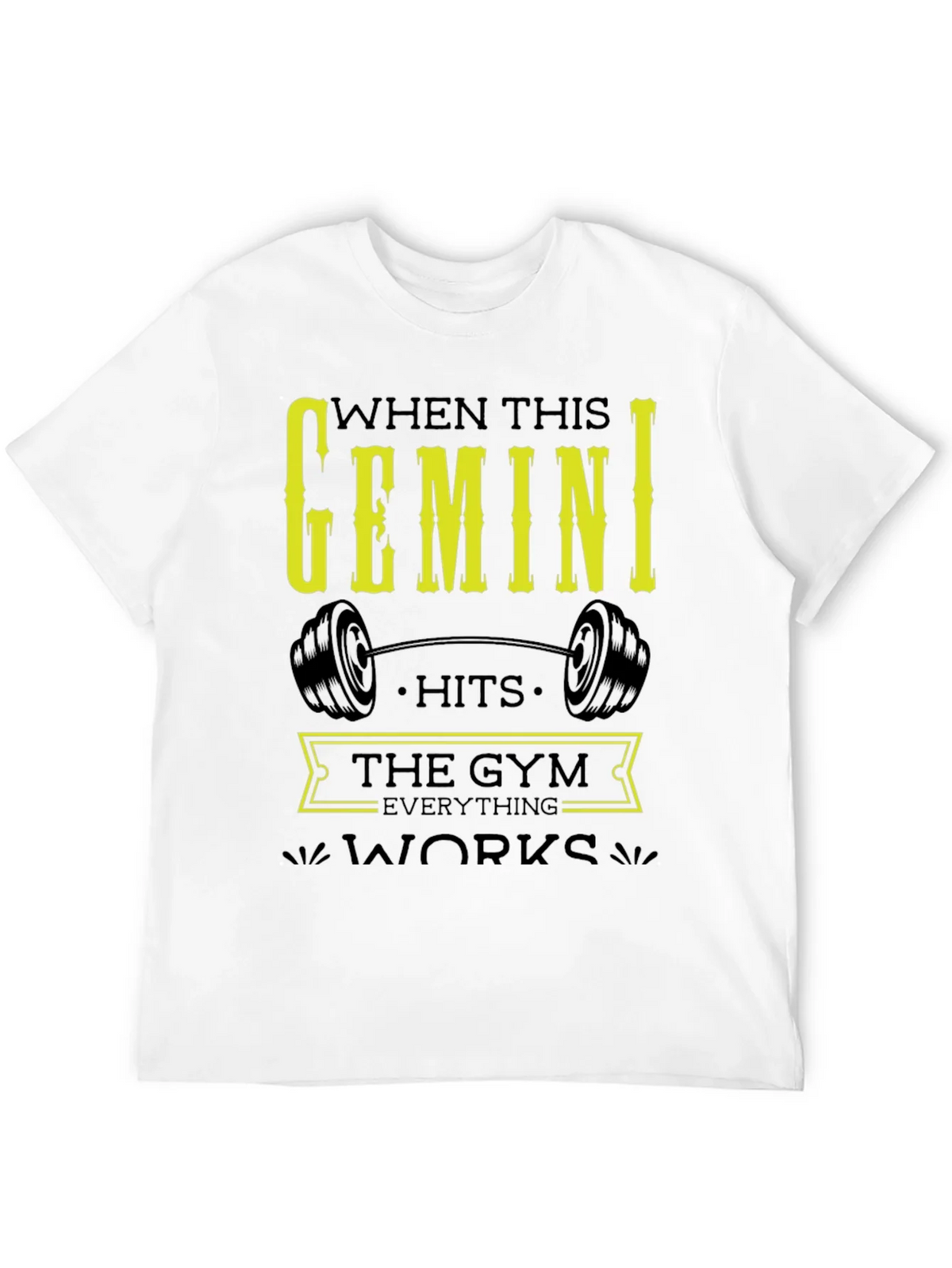 Gemini Gym T-Shirt - Zodiac Fitness Apparel product image 3