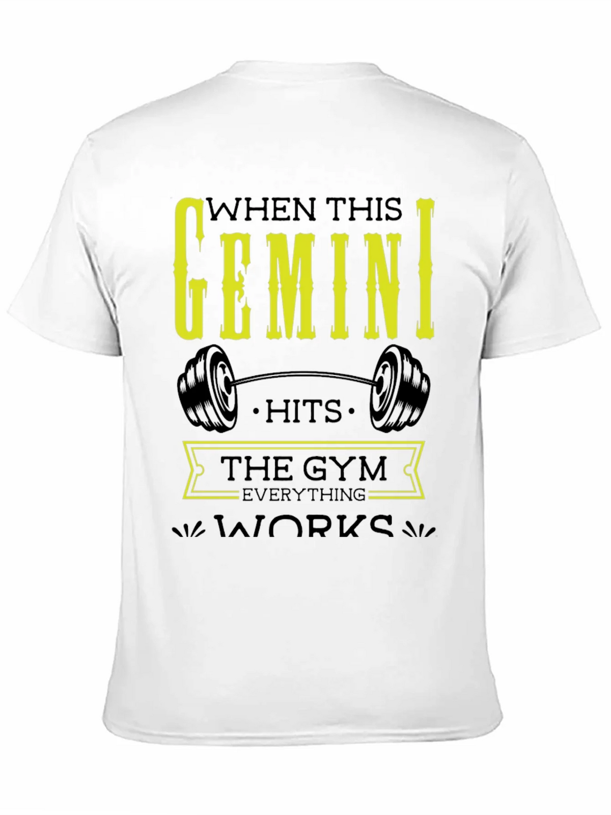 Gemini Gym T-Shirt - Zodiac Fitness Apparel product image 2