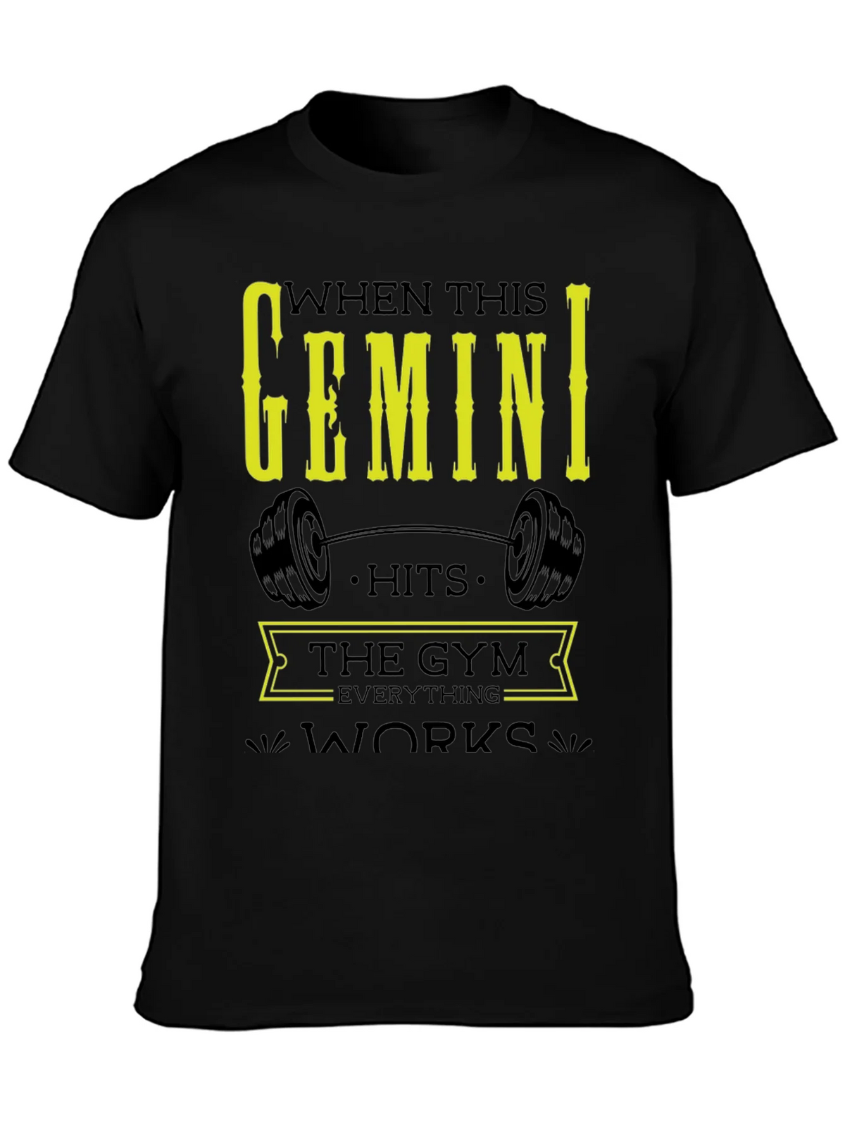 Gemini Gym T-Shirt - Zodiac Fitness Apparel product image 6