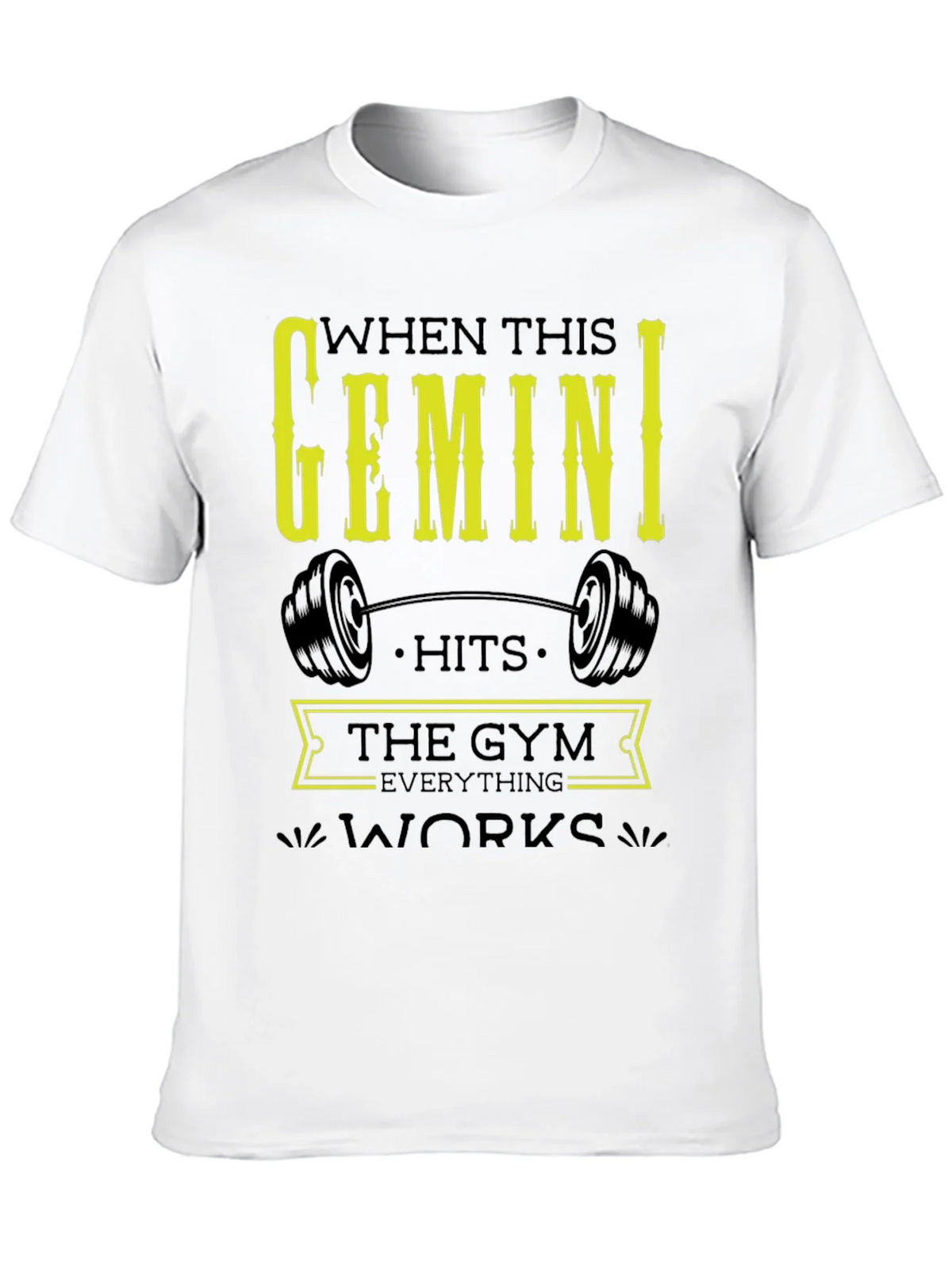 Gemini Gym T-Shirt - Zodiac Fitness Apparel product image 12