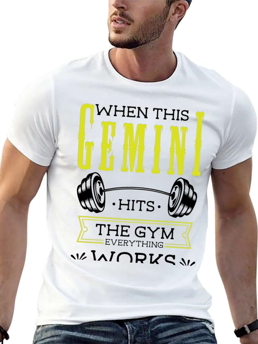 Gemini Gym T-Shirt - Zodiac Fitness Apparel product image 4