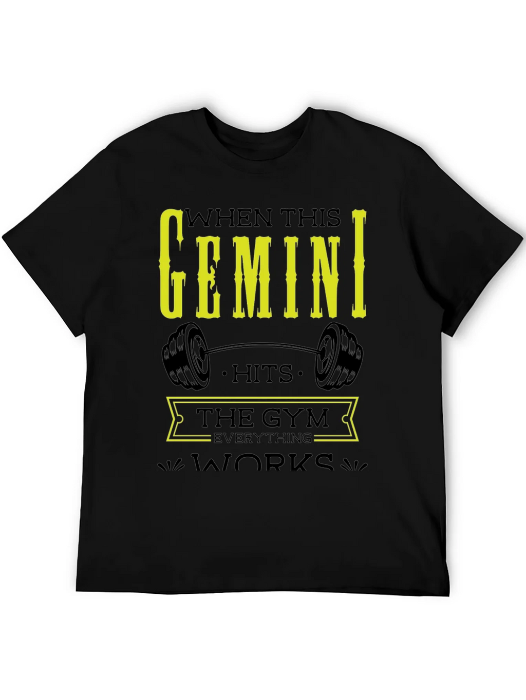 Gemini Gym T-Shirt - Zodiac Fitness Apparel product image 8