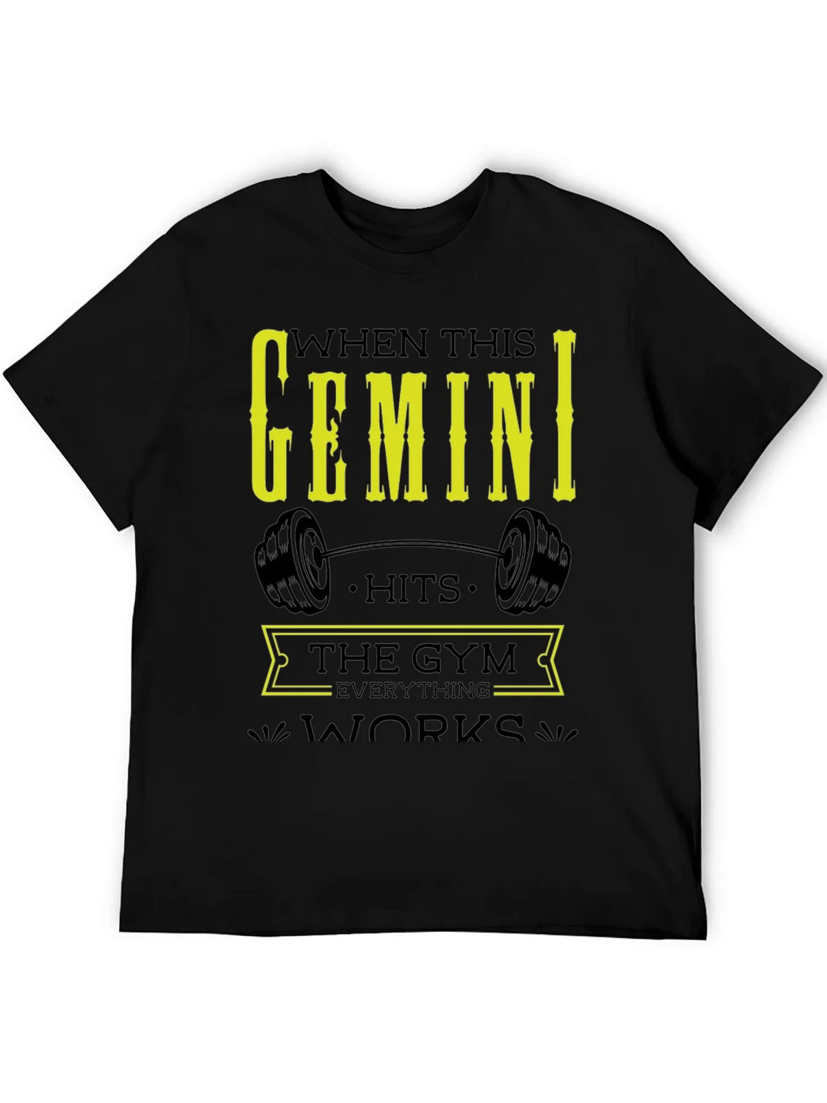 Gemini Gym T-Shirt - Zodiac Fitness Apparel product image 8