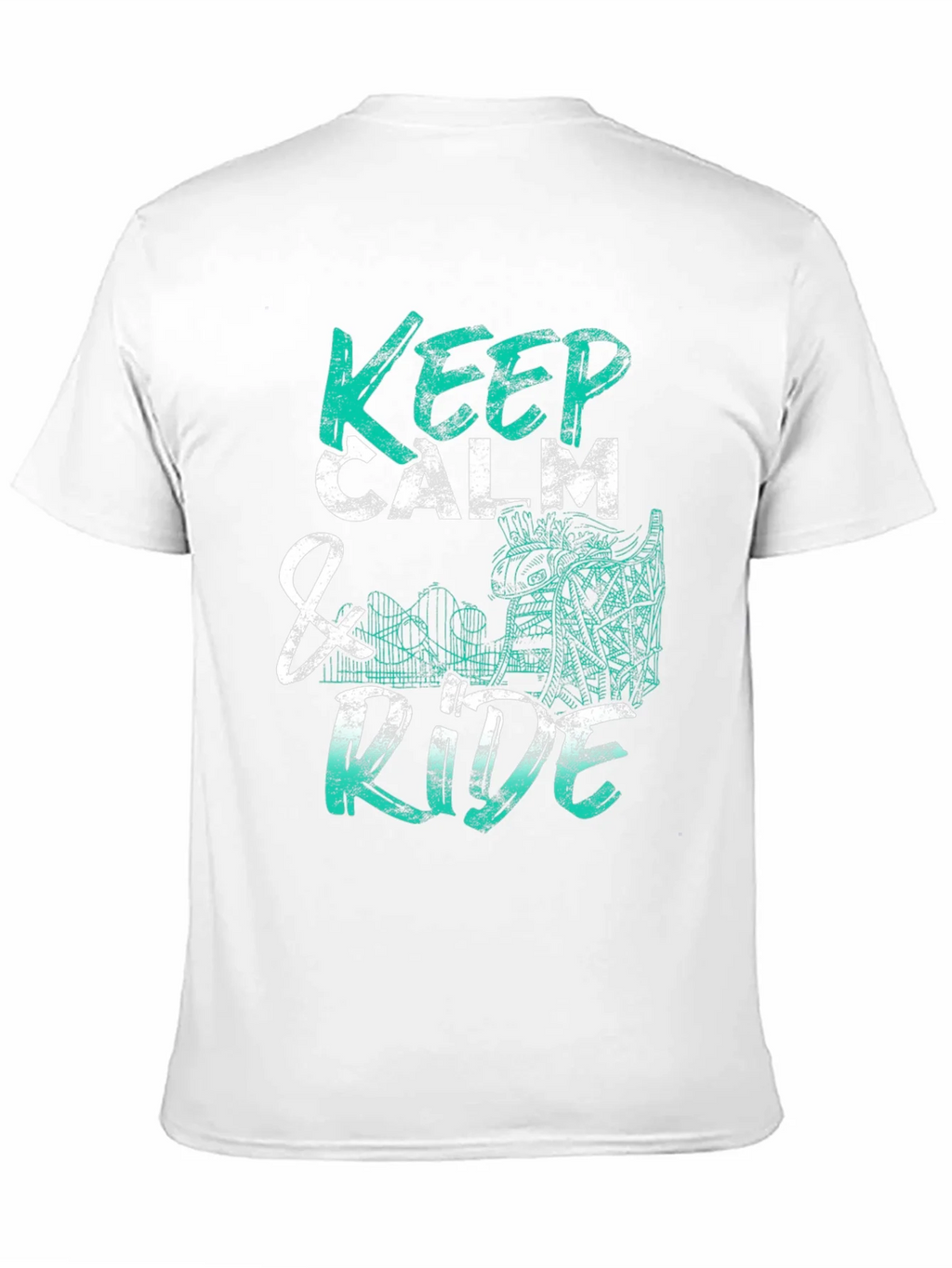 Keep Calm & Ride T-Shirt - Graphic Tee product image 2