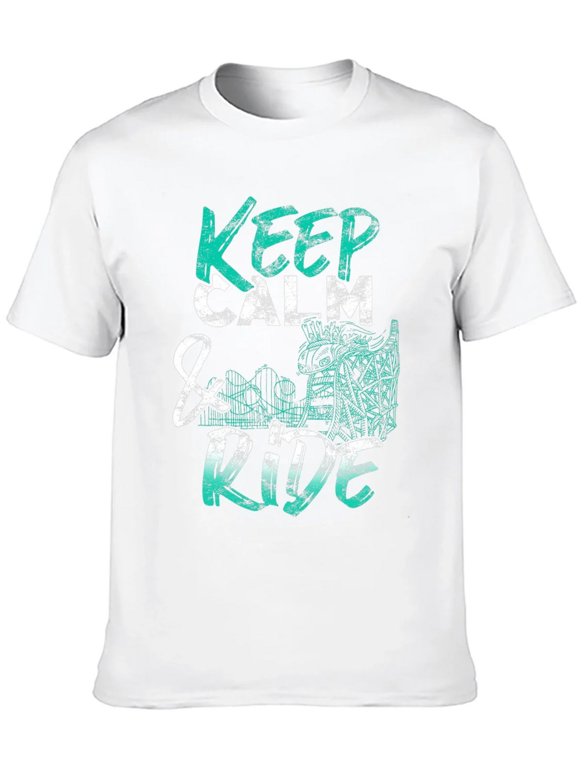 Keep Calm & Ride T-Shirt - Graphic Tee product image 12