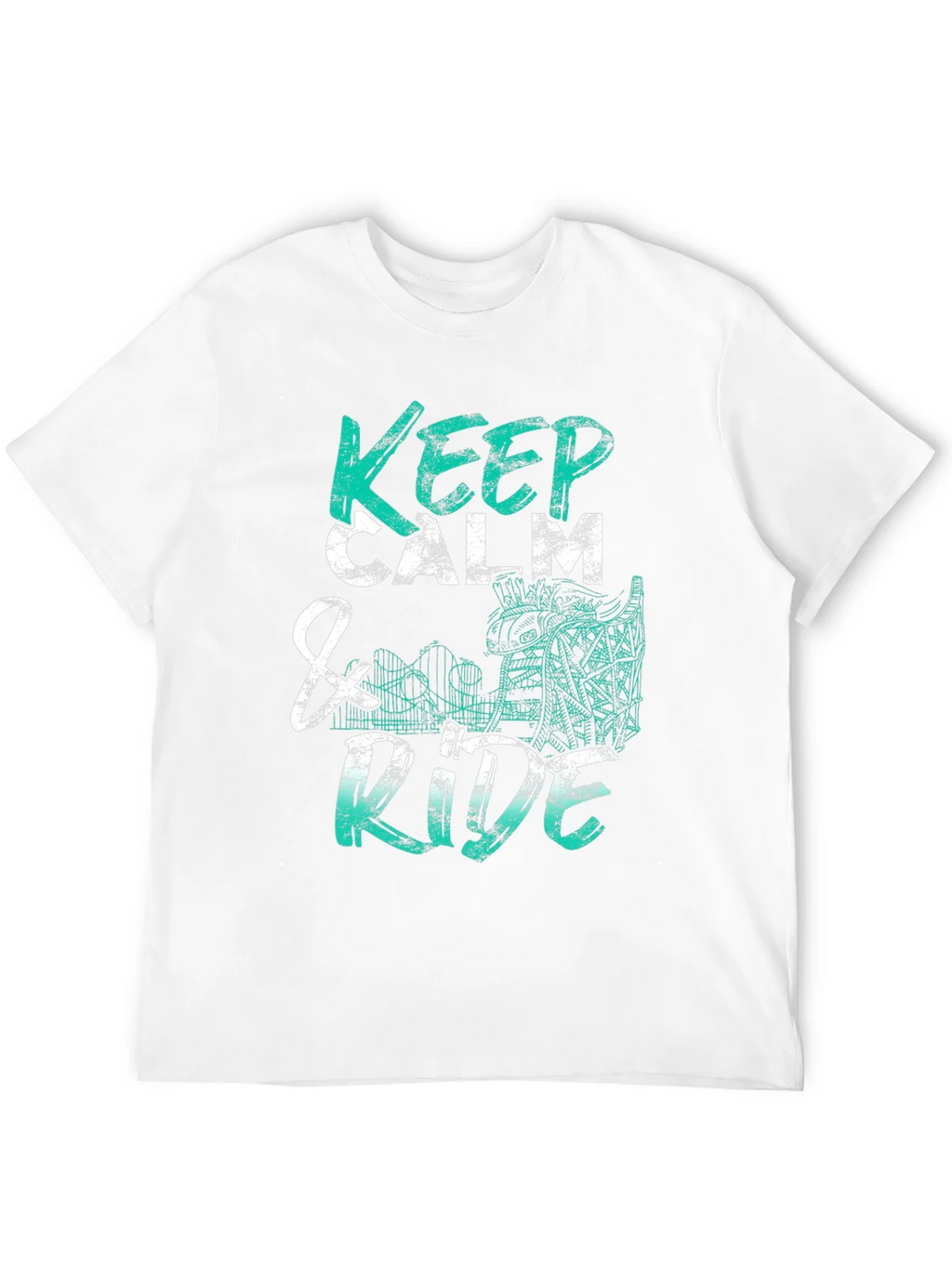 Keep Calm & Ride T-Shirt - Graphic Tee product image 3