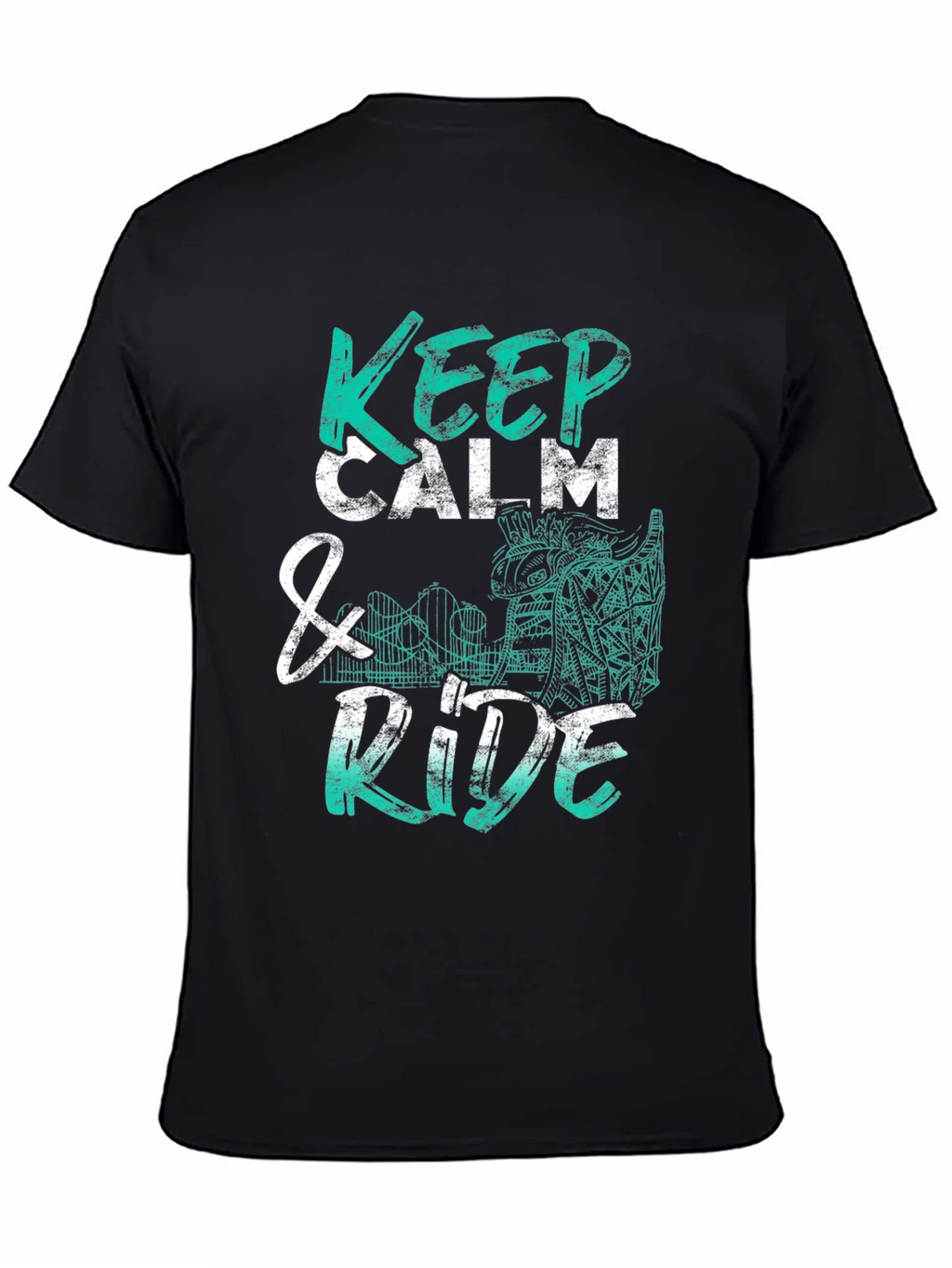 Keep Calm & Ride T-Shirt - Graphic Tee product image 7
