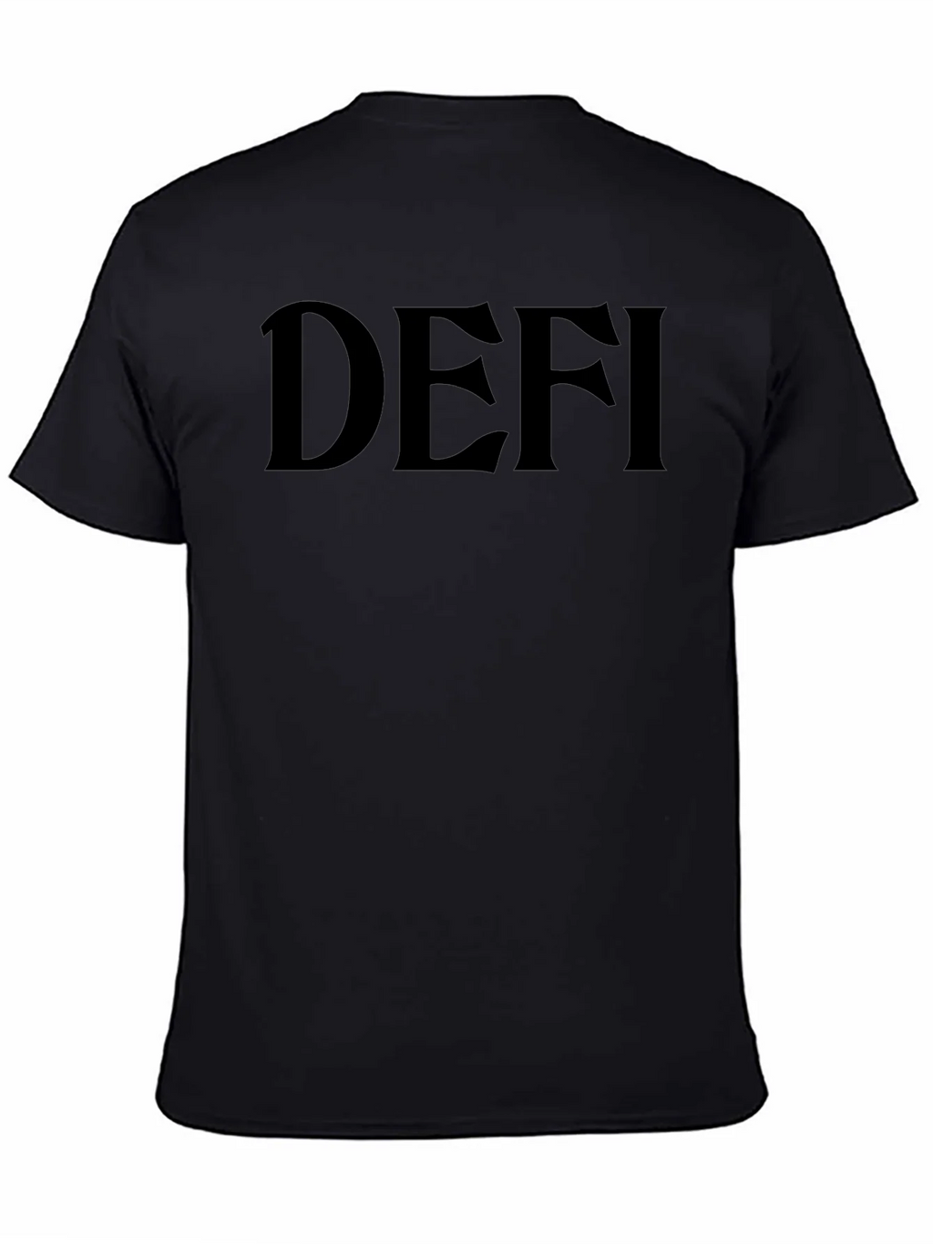 DEFI Graphic Tee - Black Casual T-Shirt product image 7