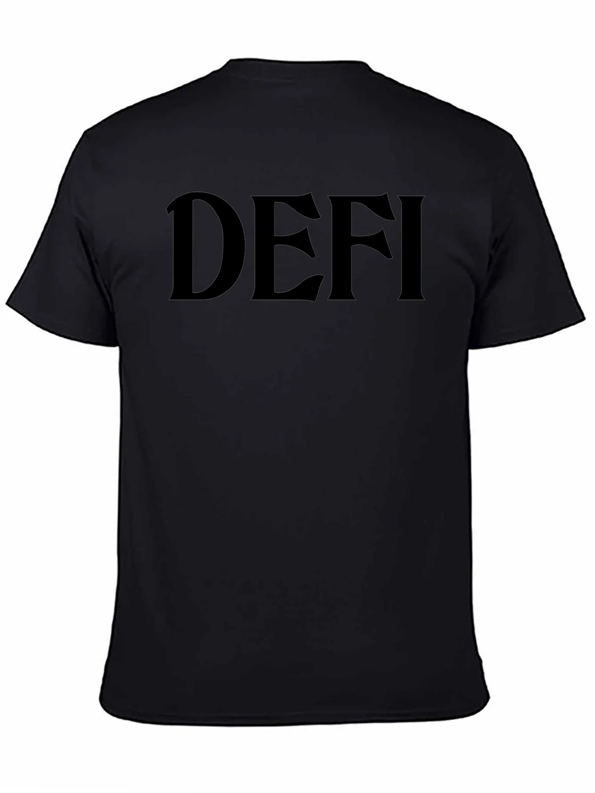 DEFI Graphic Tee - Black Casual T-Shirt product image 7