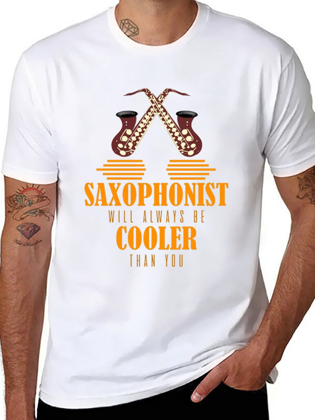 Saxophonist Cooler Graphic Tee - Music Lover T-Shirt product image 10