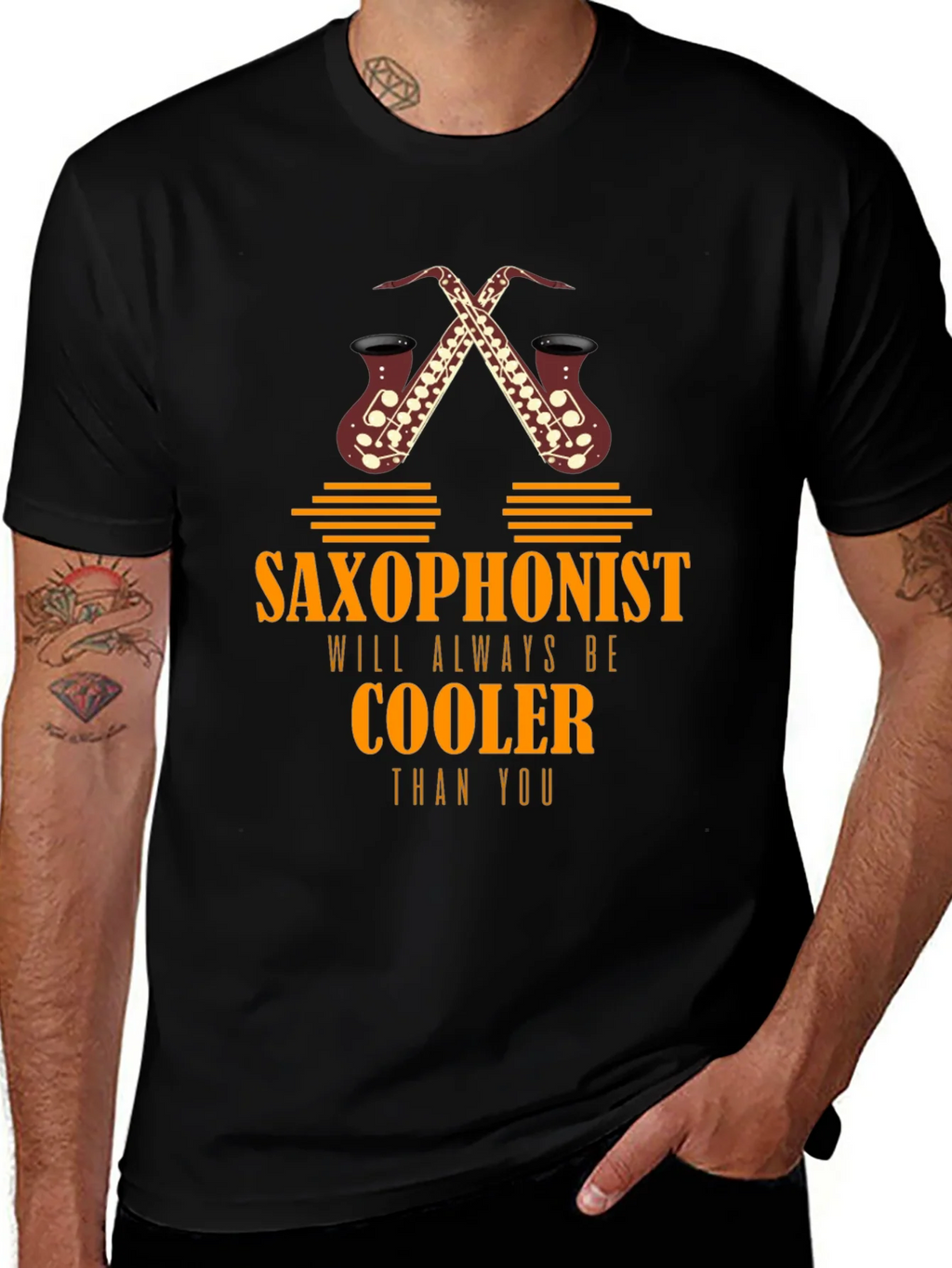 Saxophonist Cooler Graphic Tee - Music Lover T-Shirt product image 1
