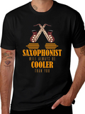 Saxophonist Cooler Graphic Tee - Music Lover T-Shirt product image 1