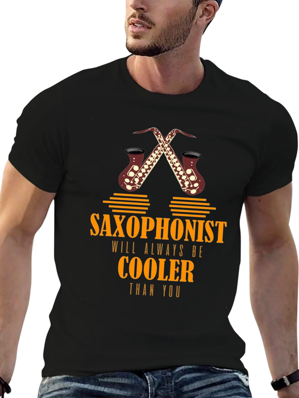 Saxophonist Cooler Graphic Tee - Music Lover T-Shirt product image 9