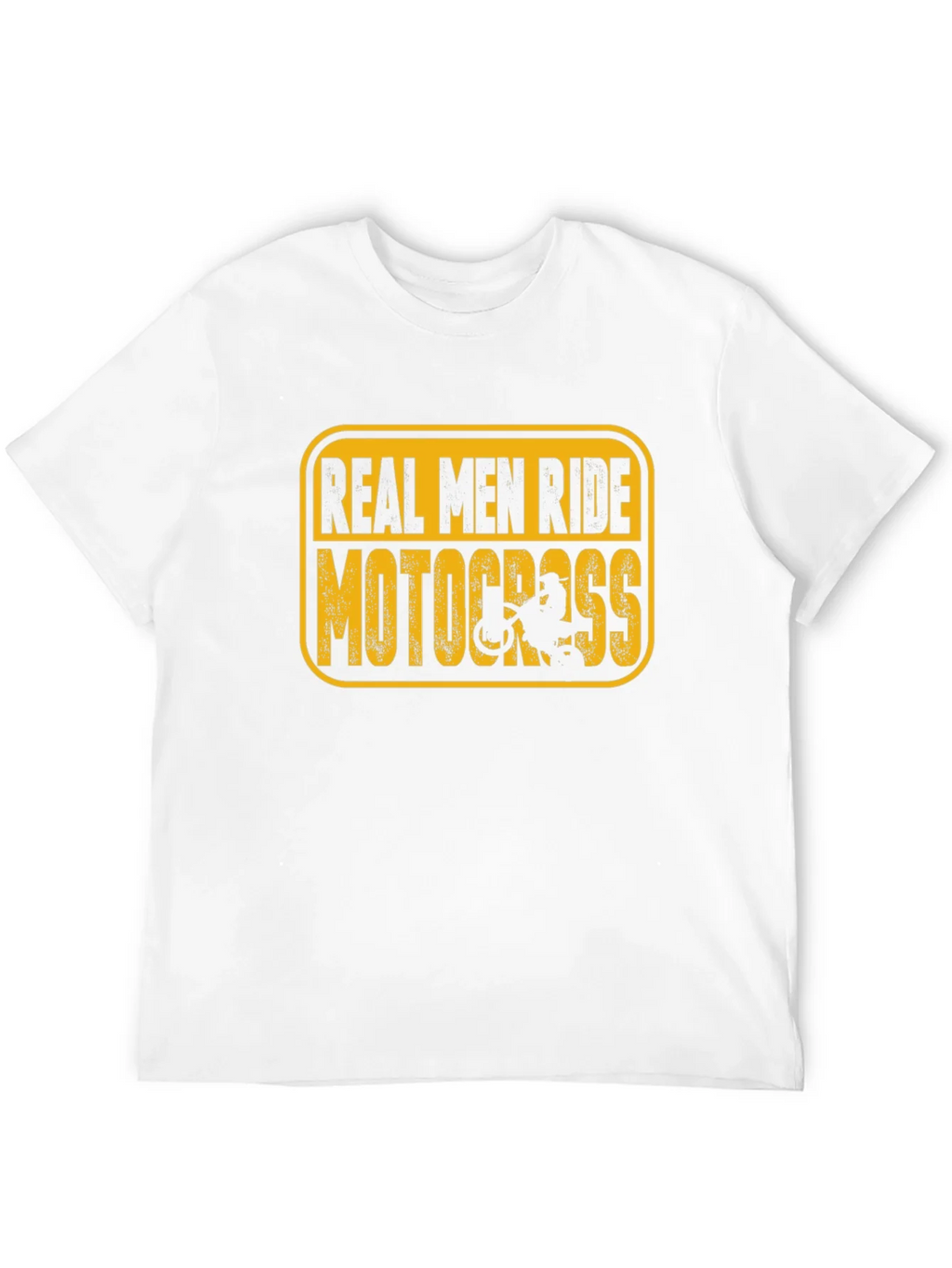 Real Men Ride Motocross Black T-Shirt product image 3