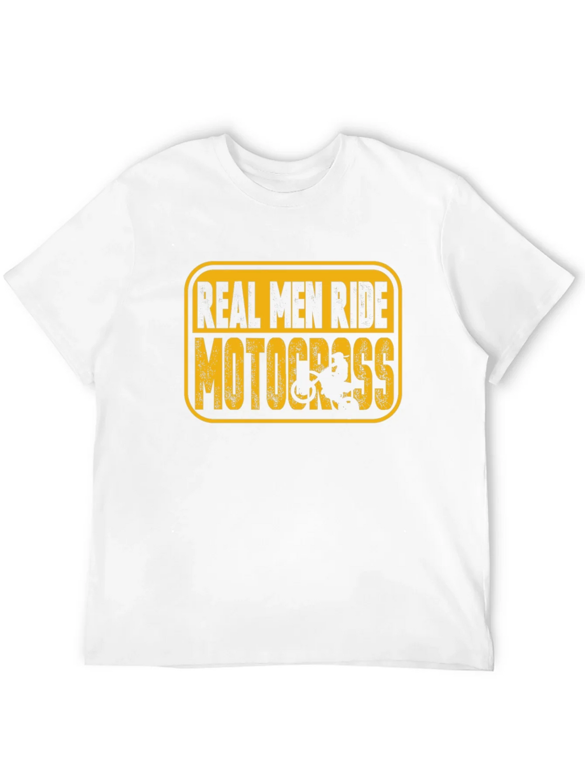 Real Men Ride Motocross Black T-Shirt product image 3