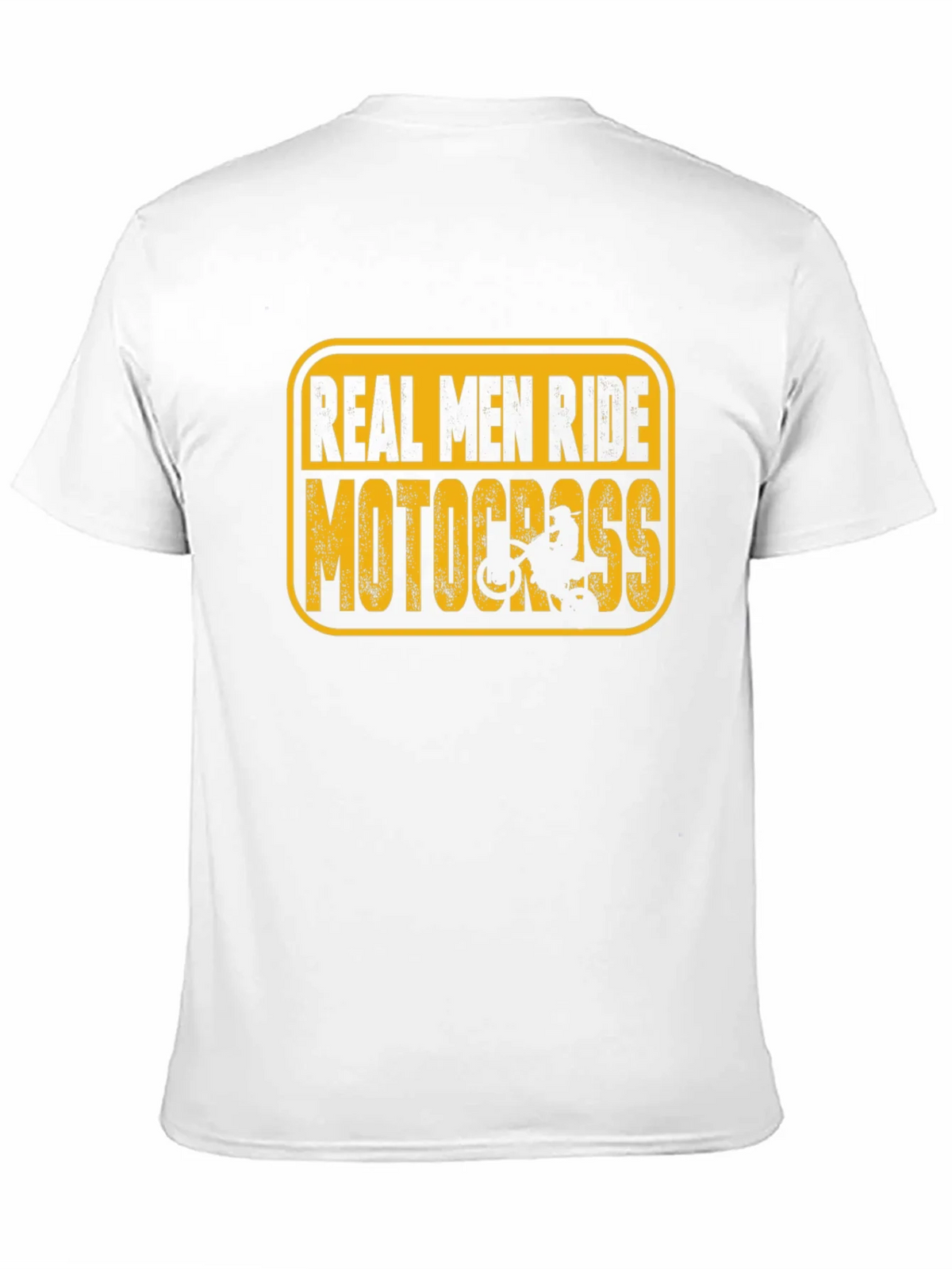 Real Men Ride Motocross Black T-Shirt product image 2