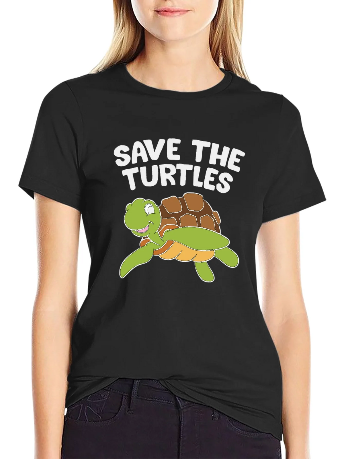 Save The Turtles T-Shirt - Turtle Cartoon product image 5