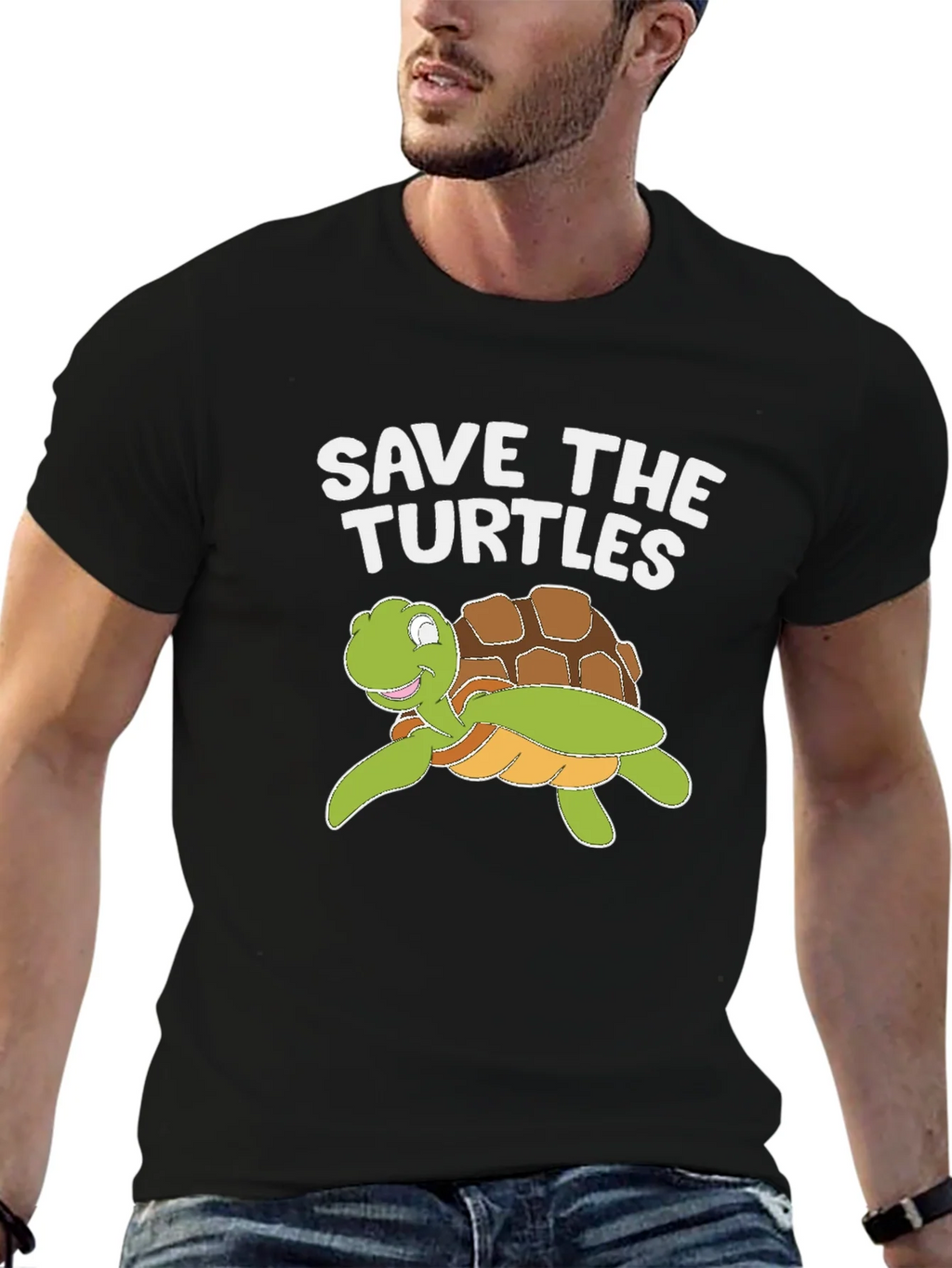 Save The Turtles T-Shirt - Turtle Cartoon product image 9