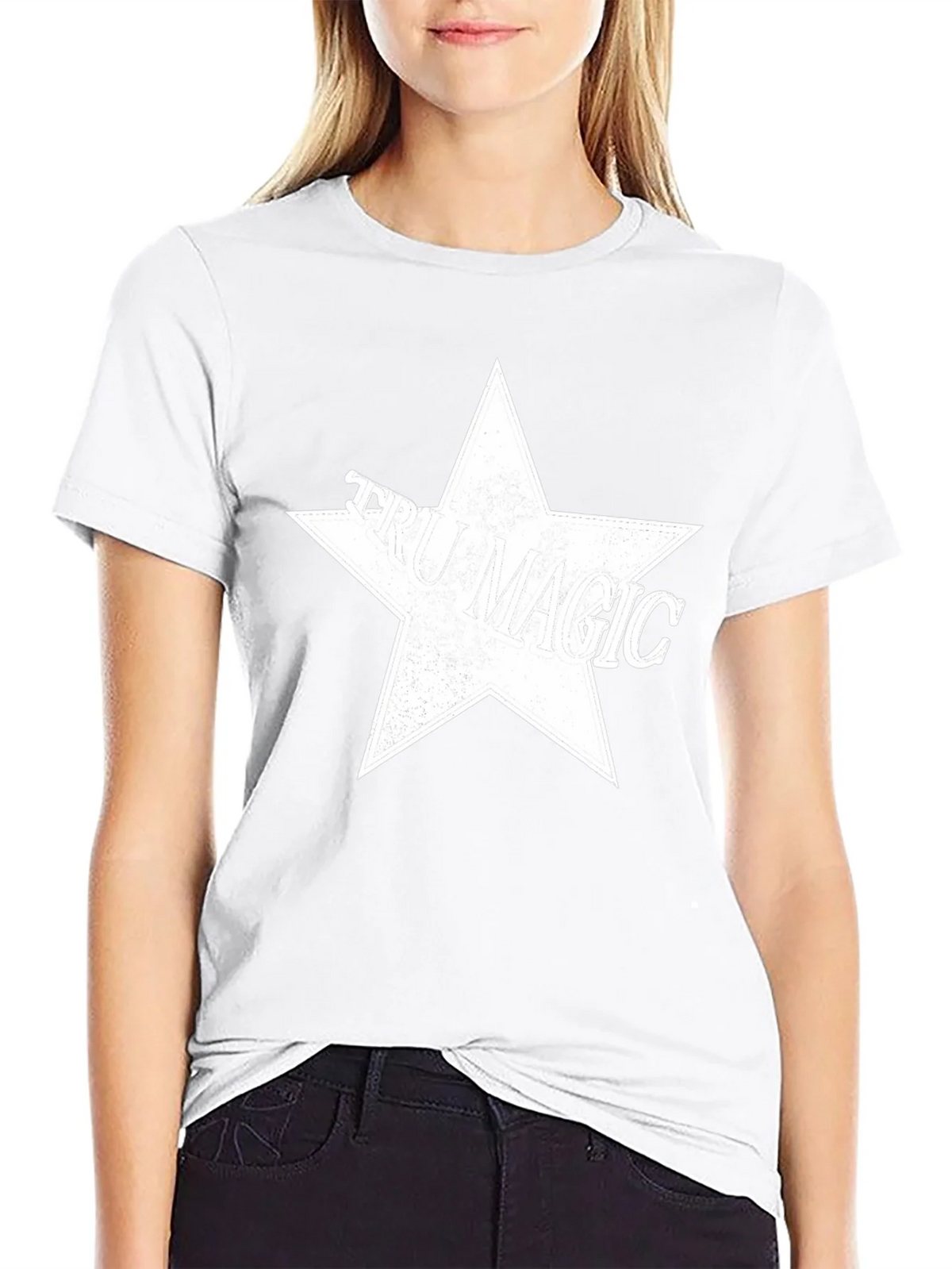 True Magic Star Graphic T-Shirt - Black product image 11