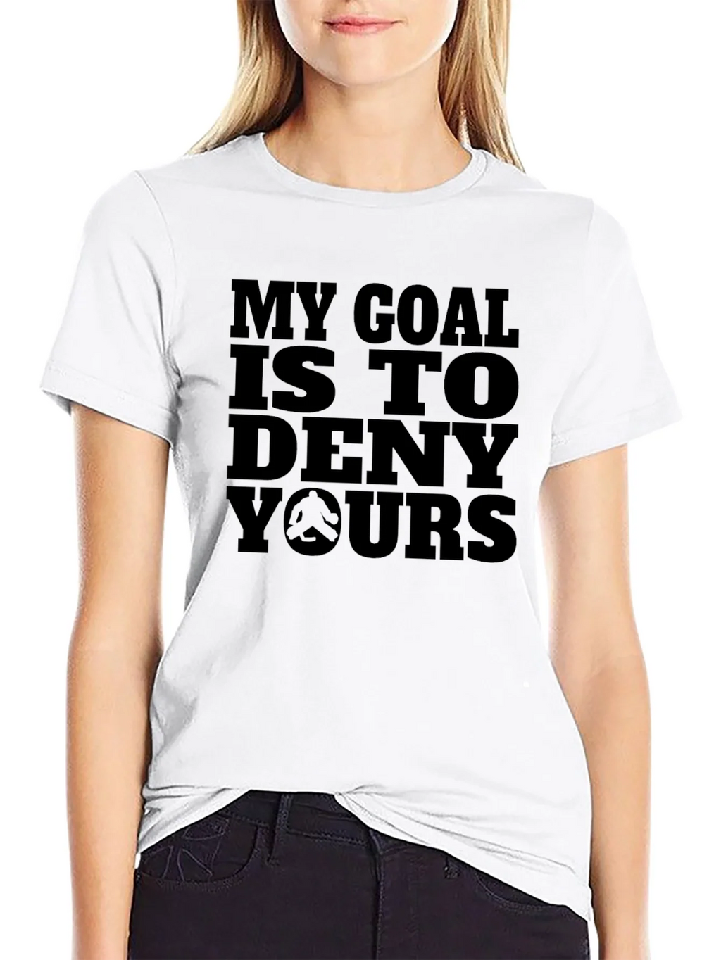 My Goal Is To Deny Yours Black T-Shirt product image 11