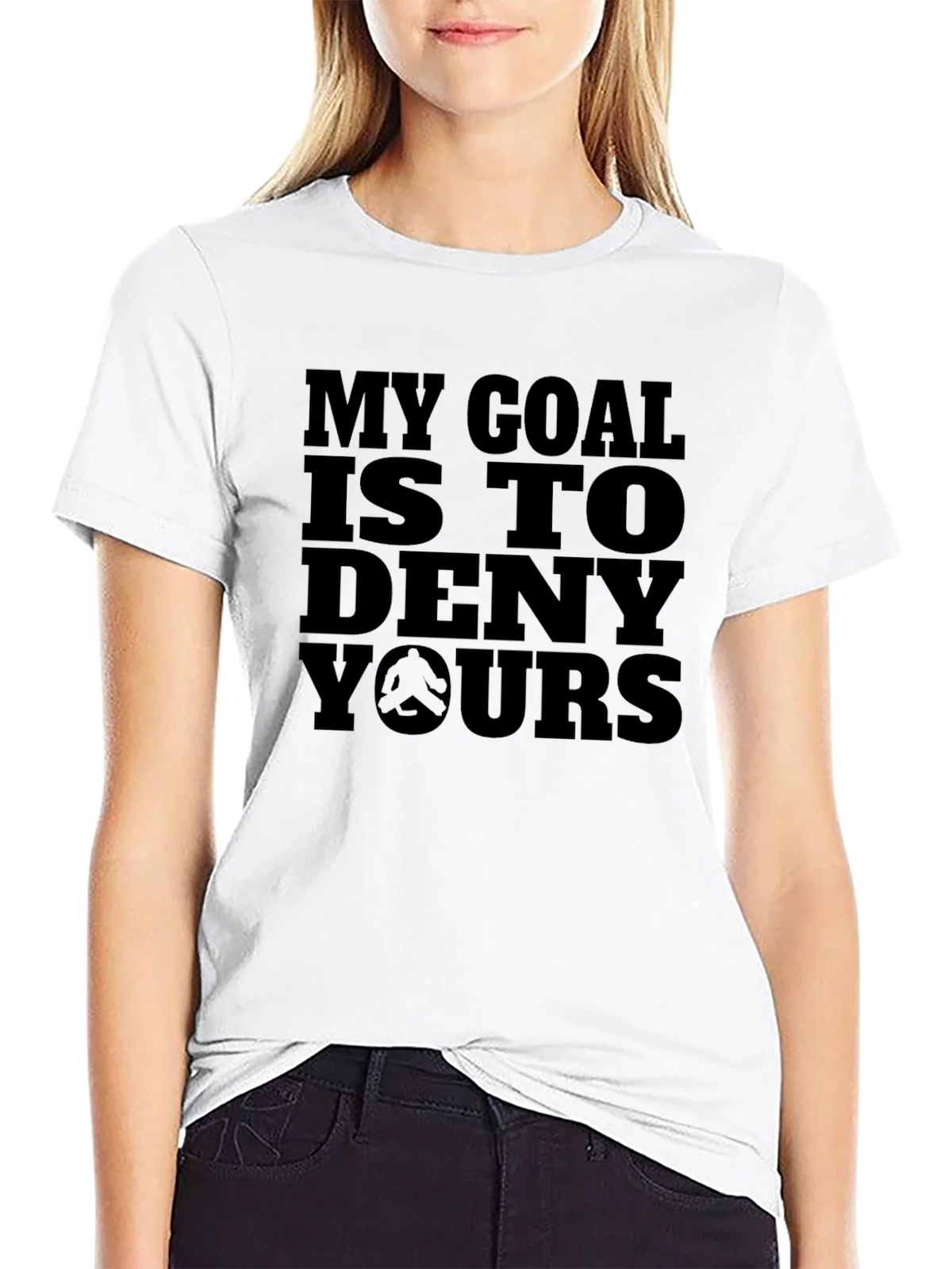 My Goal Is To Deny Yours Black T-Shirt product image 11